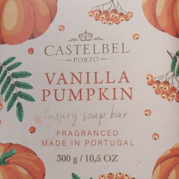 Castelbel Porto Soap Vanilla Pumpkin, Set of 2 Bars - Picture 2 of 5